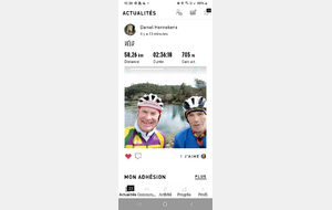 Hello , assez nombreux au départ. Mais 2 'moulineurs' pour le circuit 58 kms ou l'on a  facilement roulé groupé...mercredi nous devrions être plus nombreux 
Bon week-end à tous 
